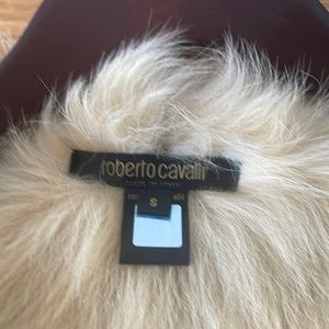 Roberto cavalli shearling coat
